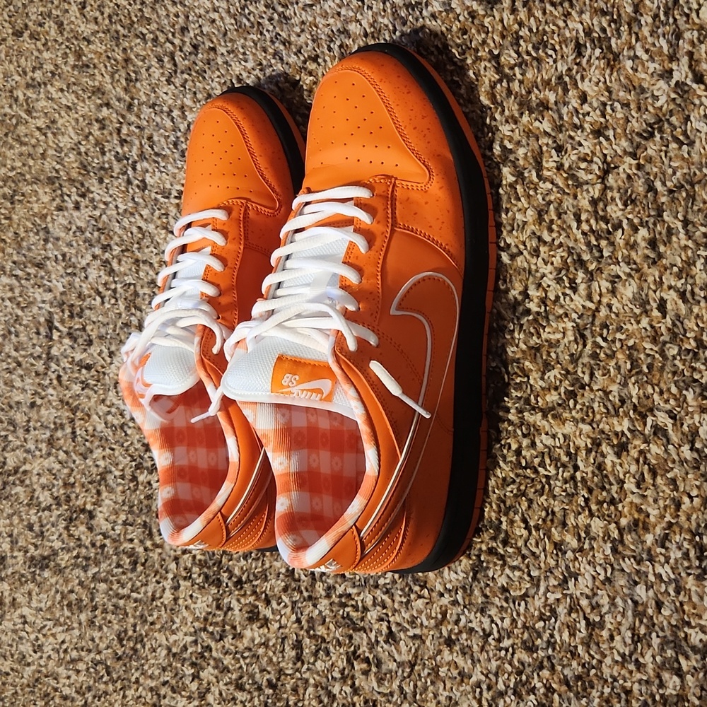 Orange lobster dunks